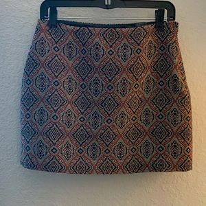 Textured/patterned pencil skirt